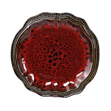 Elama Regency 6 Piece Stoneware Dinner Plate Set