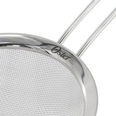 Baldwyn 3 Piece Stainless Steel Mesh Strainer Set in Silver