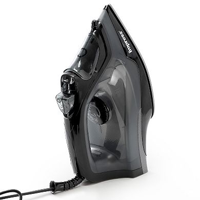 Impress Mid-Sized Spray Steam and Dry Iron in Black with Motion Auto-Shutoff
