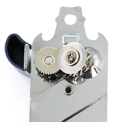 Bluemarine 2 Piece Stainless Steel Can Opener and Tongs Set in Navy Blue