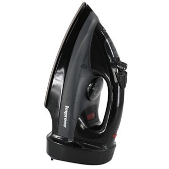 Impress 1200 watt Cord Winder Garment Iron in Black