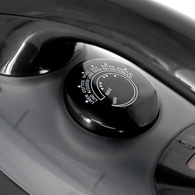 Impress 1200 Watt Cord Winder Garment Iron in Black