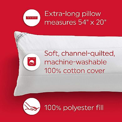 54 Inch Heated Body Pillow with Temperature Controller