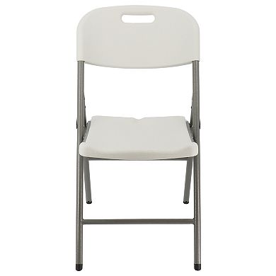 Elama 4 Piece Indoor and Outdoor Folding Chair Set