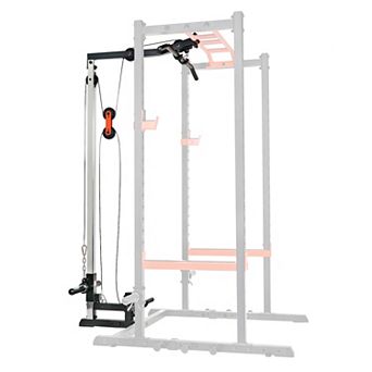 Sunny Health & Fitness Stretch Training Machine Lat Pulldown Pulley System Attachment