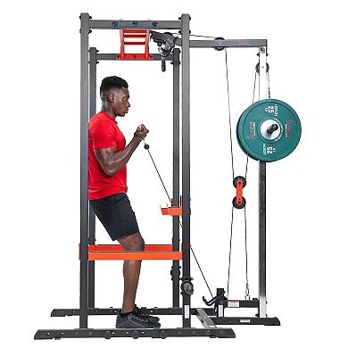 Sunny Health & Fitness Stretch Training Machine Lat Pulldown Pulley System Attachment