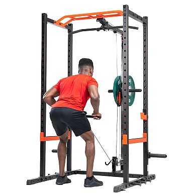 Sunny Health & Fitness Stretch Training Machine Lat Pulldown Pulley System Attachment