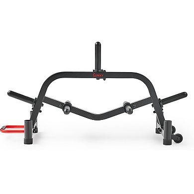 Sunny Health & Fitness Premium Portable Weight Plates & Barbell Storage Rack