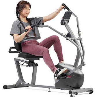 Sunny Health & Fitness Performance Smart Recumbent Bike