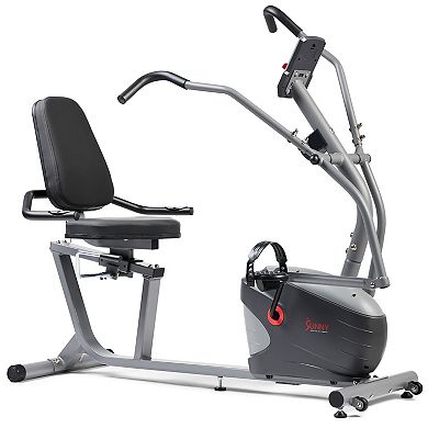 Sunny Health & Fitness Performance Smart Recumbent Bike