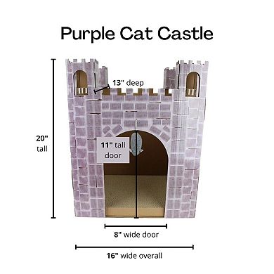 Midlee Castle Cat Scratcher House