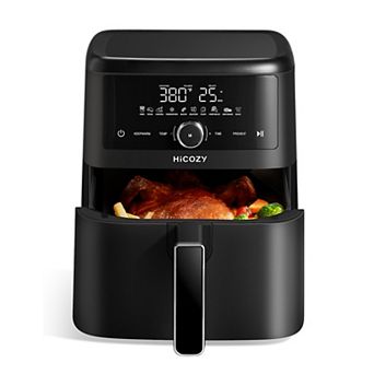 HiCOZY 10-in-1 Air Fryer 6-qt Family Size, 400F for Crispy Meals