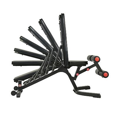 Sunny Health & Fitness Power Zone Premium Adjustable Multifunction Incline/Decline Bench