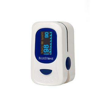 Bluestone Portable Finger Pulse Oximeter with Case