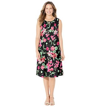 Catherines Women's Plus Size Promenade A-Line Dress