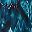 Teal Ikat