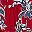 Red Vintage Floral