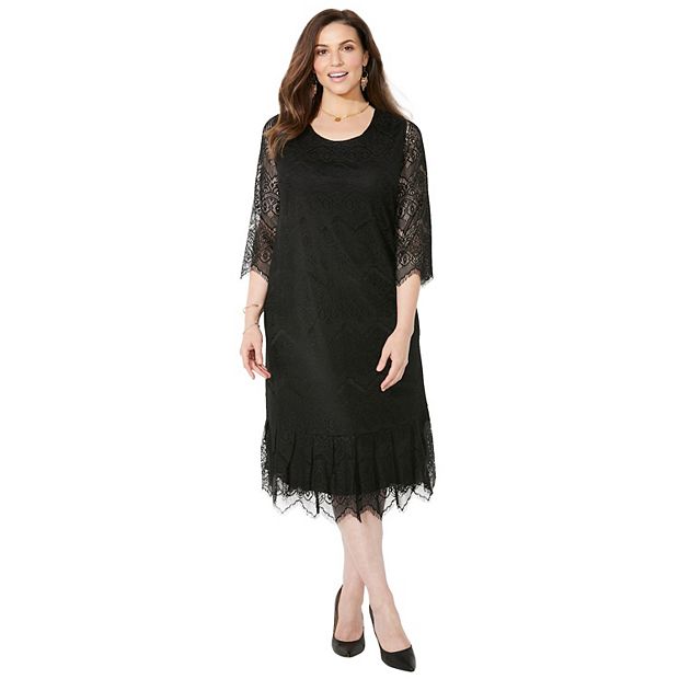 black flounce dress The Flounce Dress -- Black