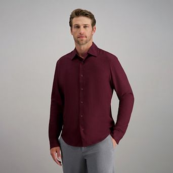 Men's Haggar® Long Sleeve Slim Fit Performance Shirt