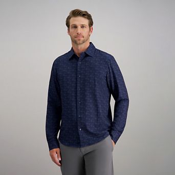 Men's Haggar® Long Sleeve Slim Fit Performance Shirt