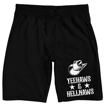 Men's Yeehaws & Hellnaws Pajama Shorts