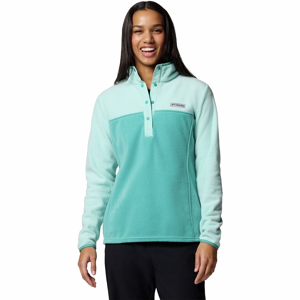 Trui Columbia Women Benton Springs 1/2 Snap Pullover Black