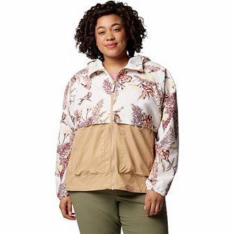 Plus Size Columbia Spire Valley Omni-SHIELD™ Printed Windbreaker