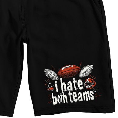 Men's Football I Hate Both Pajama Shorts