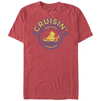 Big & Tall Mario Kart Cruisin' Stamp Graphic Tee