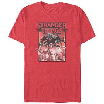 Big & Tall Stranger Things Stay Alert Graphic Tee
