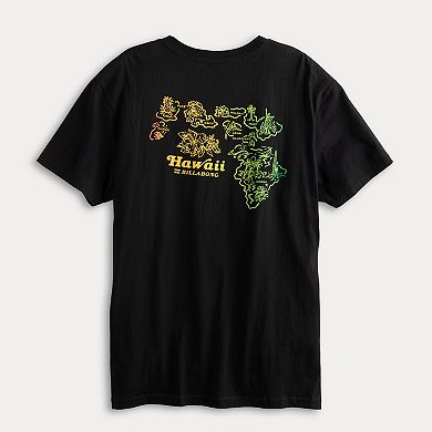 Men's Billabong Hawaii Islands Short Sleeve Graphic Tee