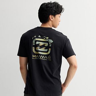 Men's Billabong Hawaii Waves Short Sleeve Graphic Tee