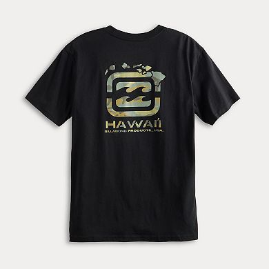 Men's Billabong Hawaii Waves Short Sleeve Graphic Tee