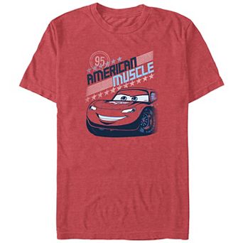 Disney / Pixar's Cars Lightning McQueen American Muscle Big & Tall Graphic Tee