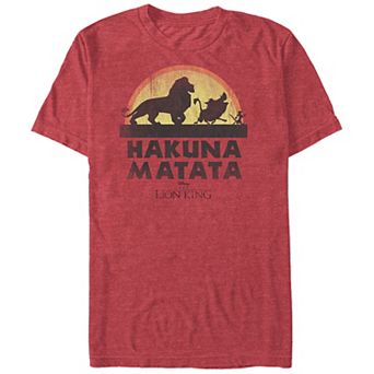 Disney's The Lion King Hakuna Matata Walk Big & Tall Graphic Tee