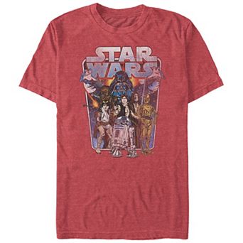 Big & Tall Star Wars Vintage Poster Graphic Tee