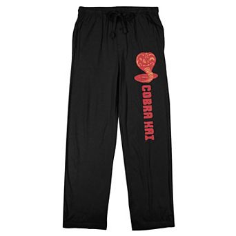 Men's Cobra Kai Snake Logo Pajama Pants