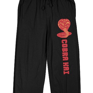 Men's Cobra Kai Snake Logo Pajama Pants