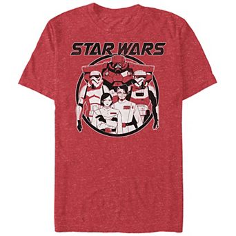 Big & Tall Star Wars Dark Side Anime Style Graphic Tee