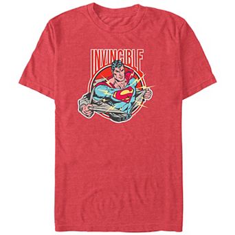 Big & Tall Superman Invincible Graphic Tee
