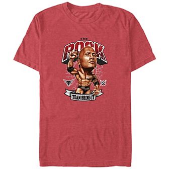 Big & Tall WWE The Rock Team Bring It Graphic Tee