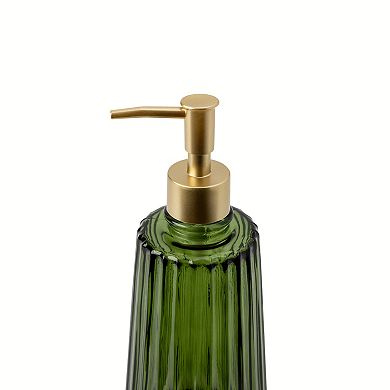 MAISON DE BASE Green Glass Soap Pump
