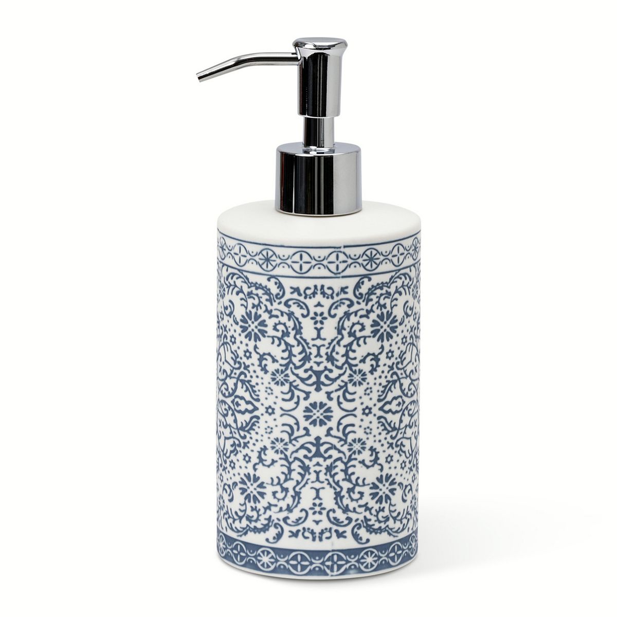 MAISON DE BASE Ceramic Delf Print Soap Dispenser