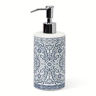 MAISON DE BASE Ceramic Delf Print Soap Dispenser
