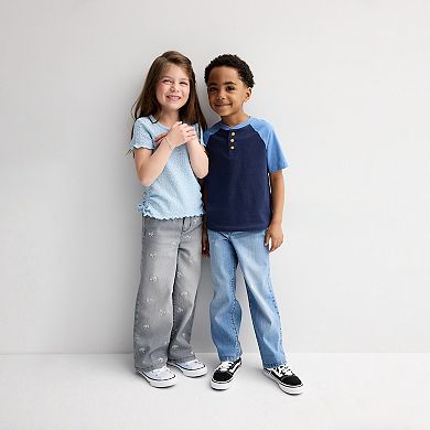 Girls 4-12 Jumping Beans® Side Tie Short Sleeve Tee