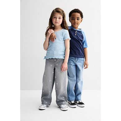 Girls 4-12 Jumping Beans® Side Tie Short Sleeve Tee