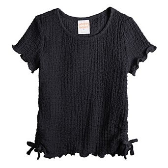 Girls 4-12 Jumping Beans® Side Tie Short Sleeve Tee