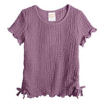 Girls 4-12 Jumping Beans® Side Tie Short Sleeve Tee