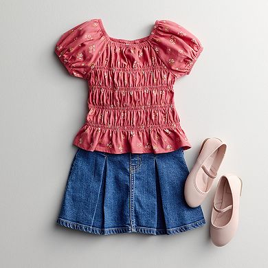 Girls 4-12 Jumping Beans® Knit Peasant Top