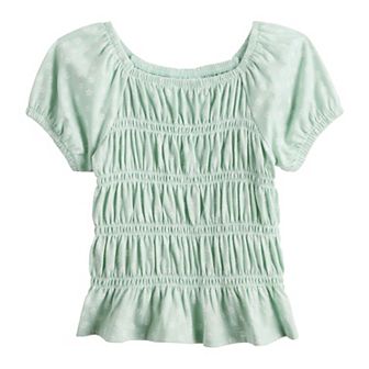 Girls 4-12 Jumping Beans® Knit Peasant Top